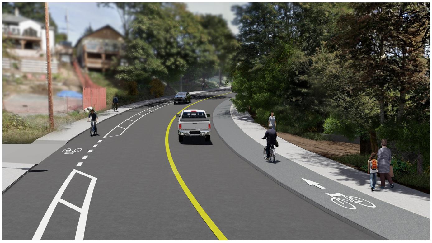Albert/Fourth Complete Streets Proposed Improvements (City of Nanaimo)